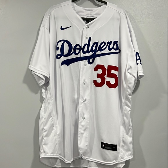 Men's Los Angeles Dodgers Cody Bellinger Nike White Home Authentic